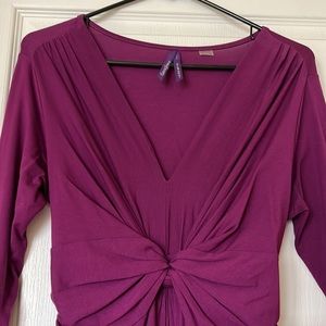 Maternity dress with tie waist